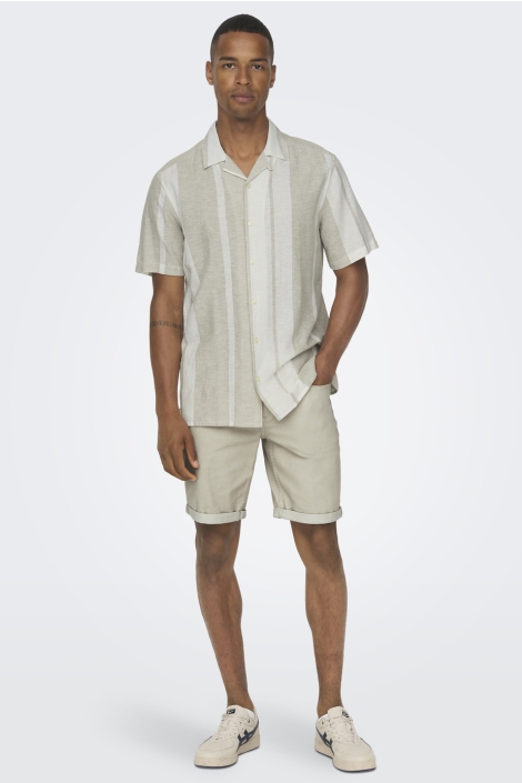 Only & Sons onscaiden ss stripe linen resort no